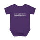 Just a kid from Manchester Infant Baby Rib Bodysuit