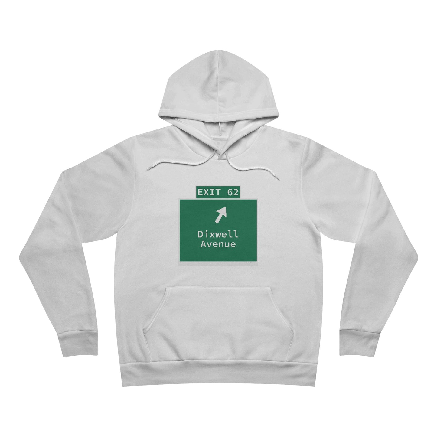 Vintage WCP Exit 62 Sign Unisex Sponge Fleece Pullover Hoodie