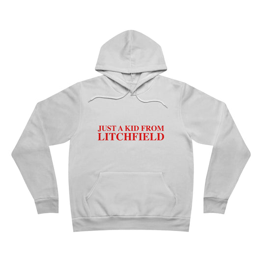 Just a kid from Litchfield Unisex Sponge Fleece Pullover Hoodie