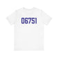 06751 Bethlehem Connecticut Zip Code Unisex Jersey Short Sleeve T-Shirt