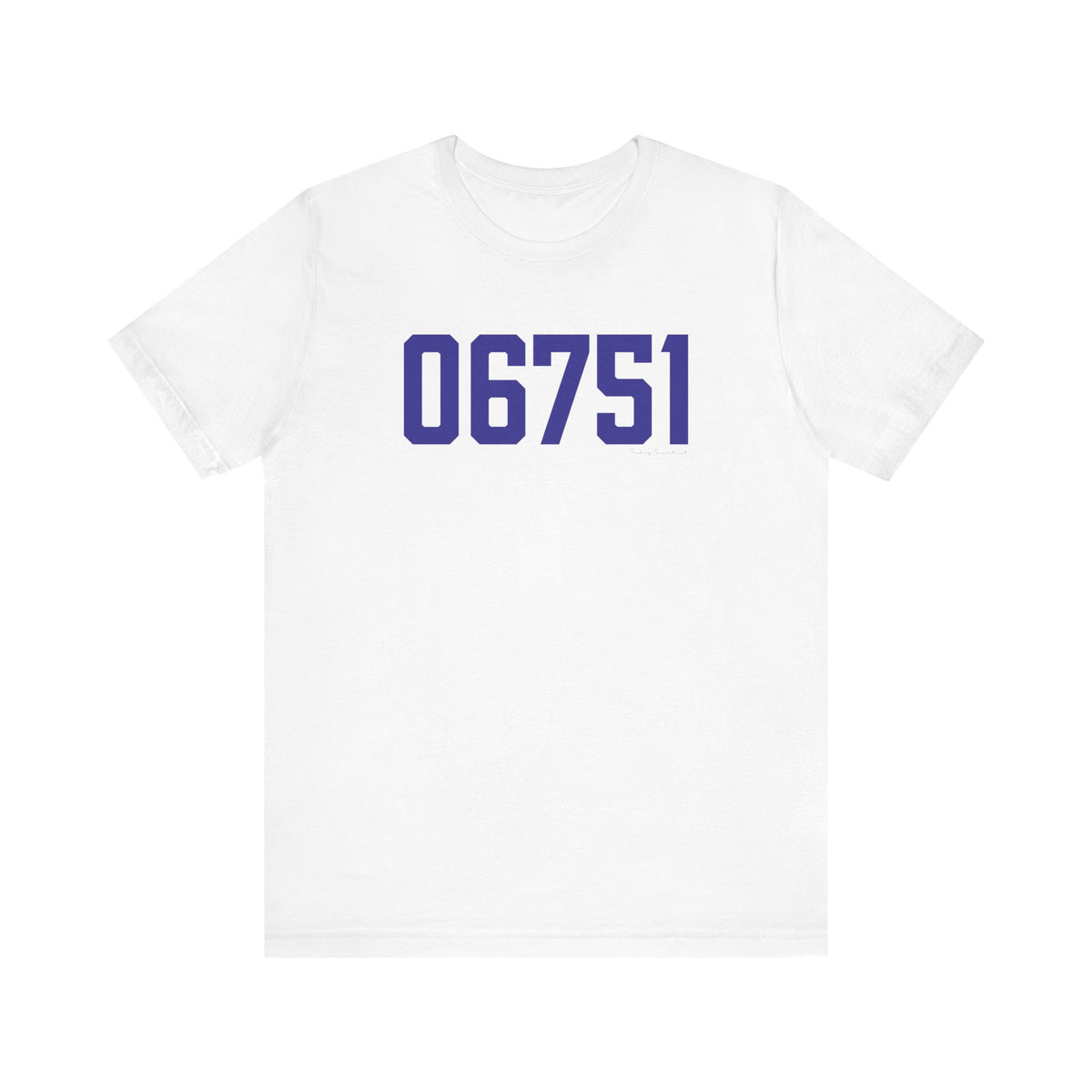 06751 Bethlehem Connecticut Zip Code Unisex Jersey Short Sleeve T-Shirt