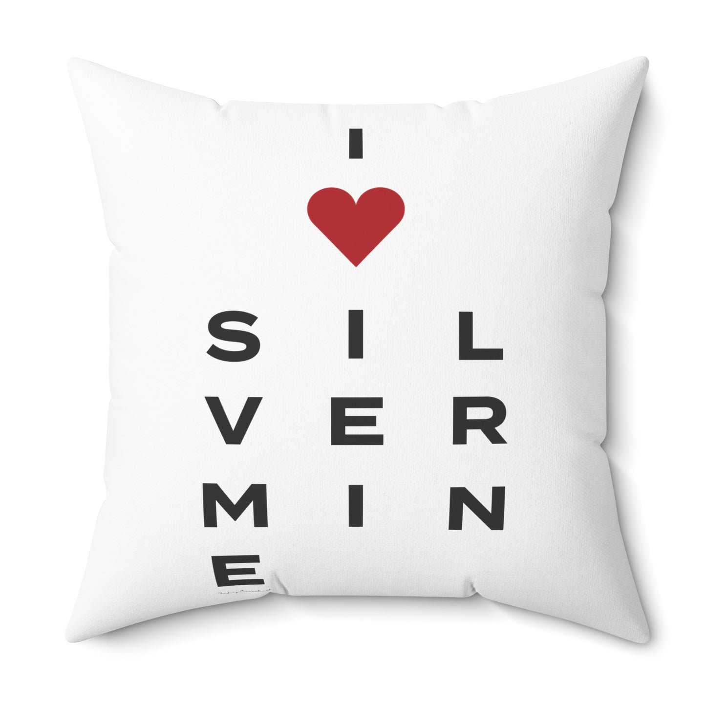 Silvermine Vision Spun Polyester Square Pillow