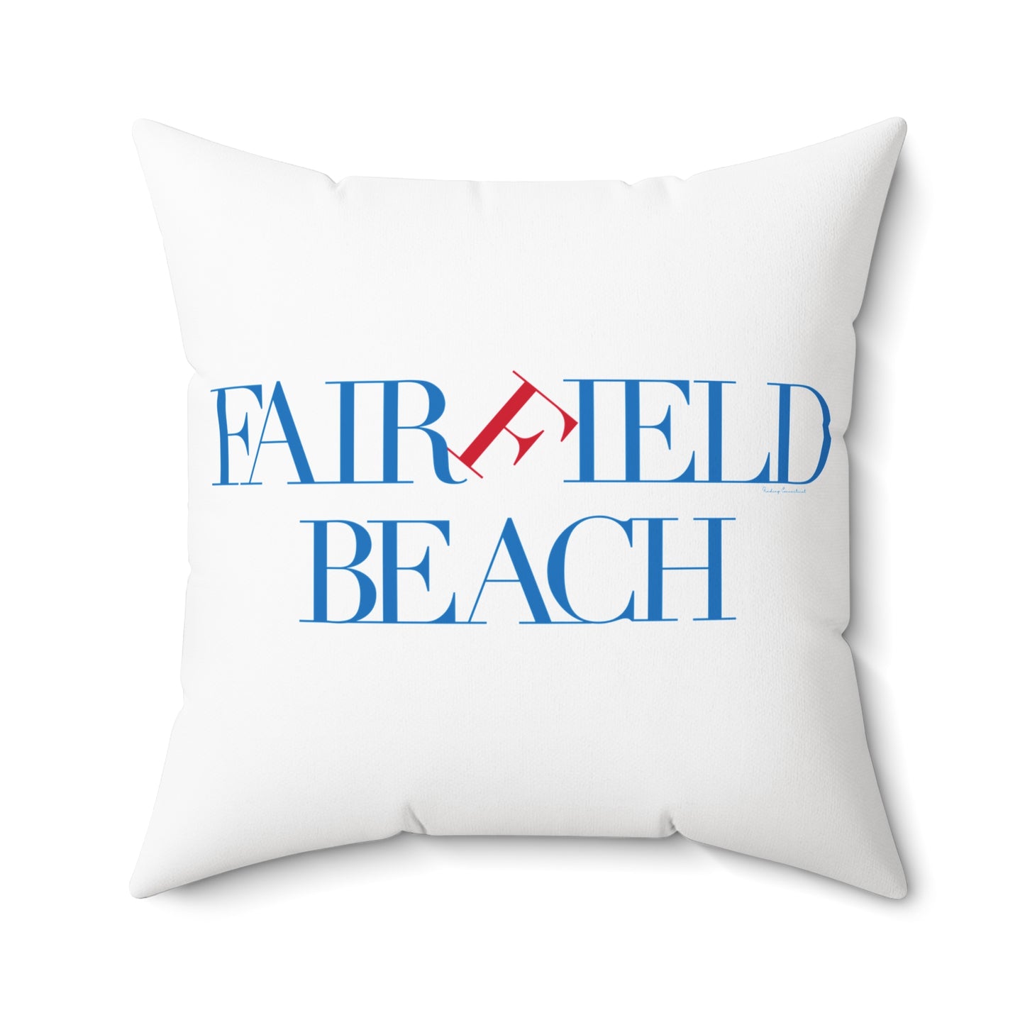 41 Tilt Fairfield Beach Spun Polyester Square Pillow
