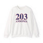 203 Ansonia Red White & Blue Unisex Heavy Blend™ Crewneck Sweatshirt