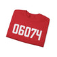 06074 - South Windsor CT Zip Code  Unisex Heavy Blend™ Crewneck Sweatshirt