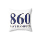 860 East Hampton Spun Polyester Square Pillow