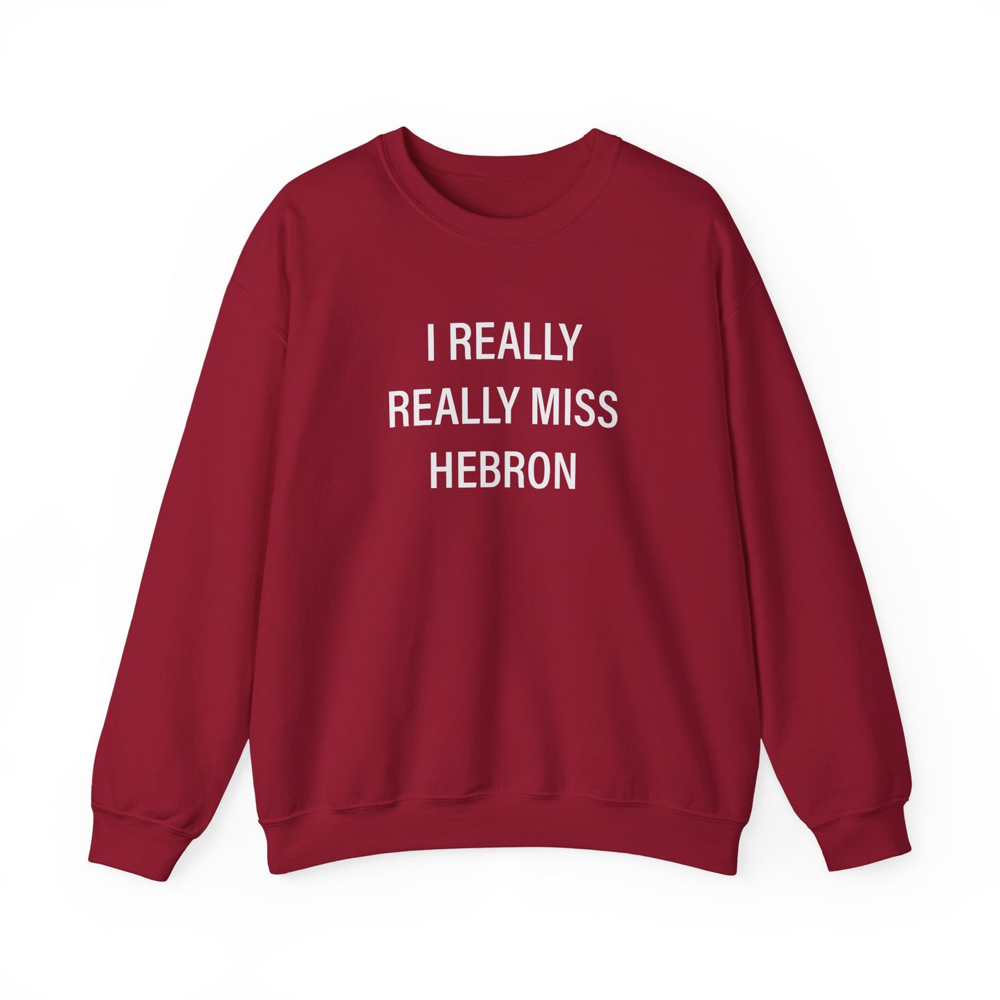 I Really Really Miss Hebron Unisex Heavy Blend™ Crewneck Sweatshirt