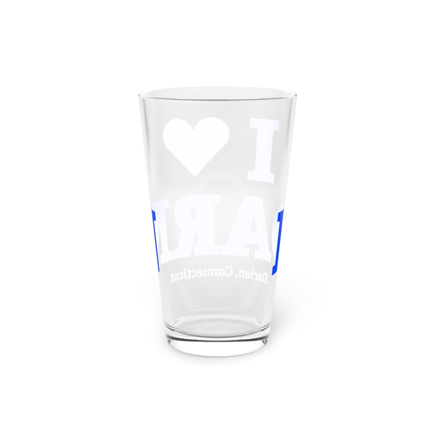 I Heart DARN Pint Glass, 16oz