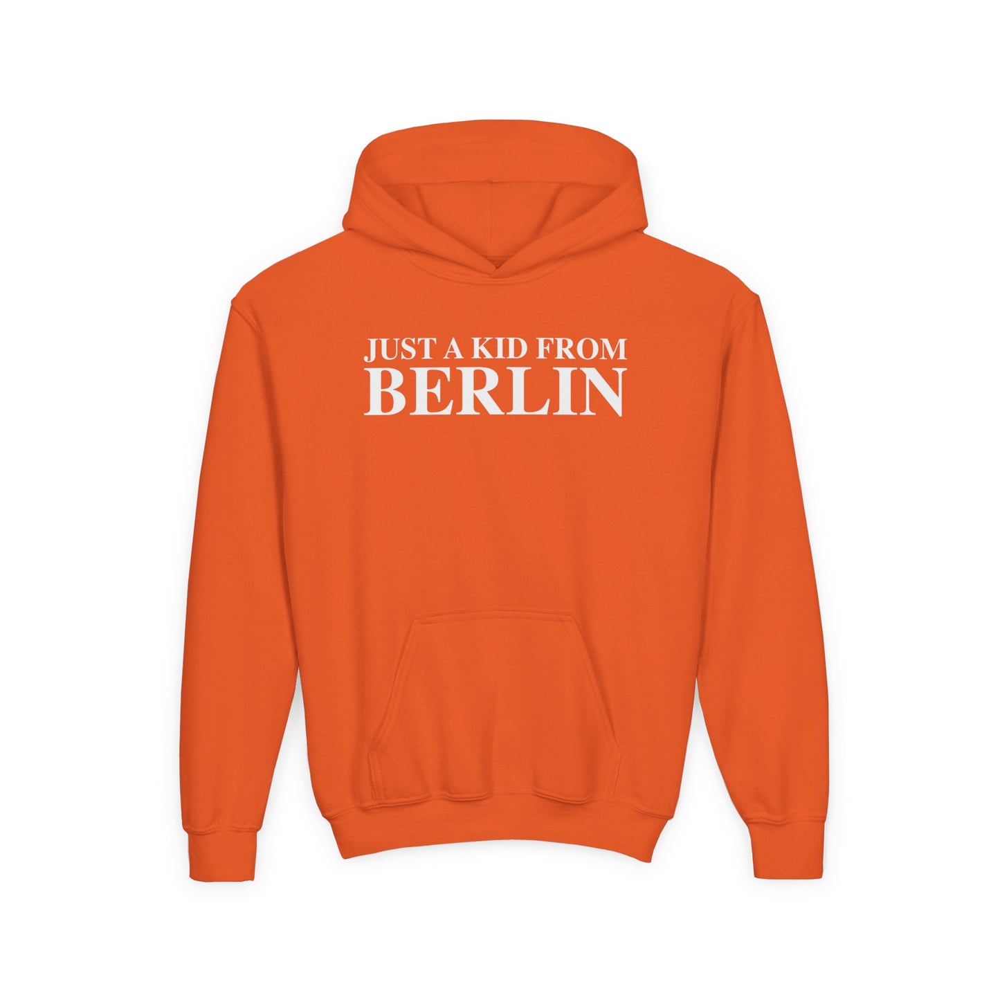 Just a kid from Berlin Youth Heavy Blend Hooded Sweatshirt