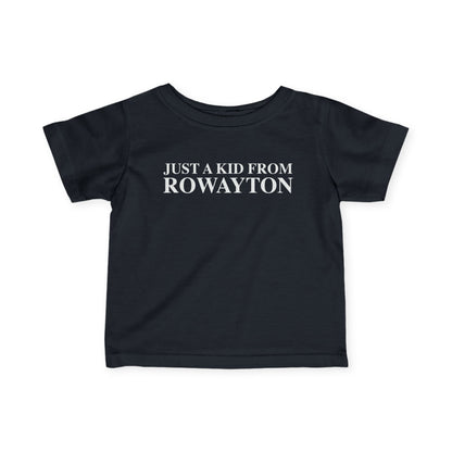 Just a kid from Rowayton Infant Fine Jersey T-Shirt
