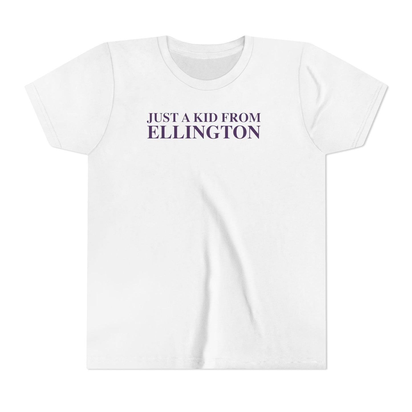 Just a kid from Ellington Youth Short Sleeve T-Shirt