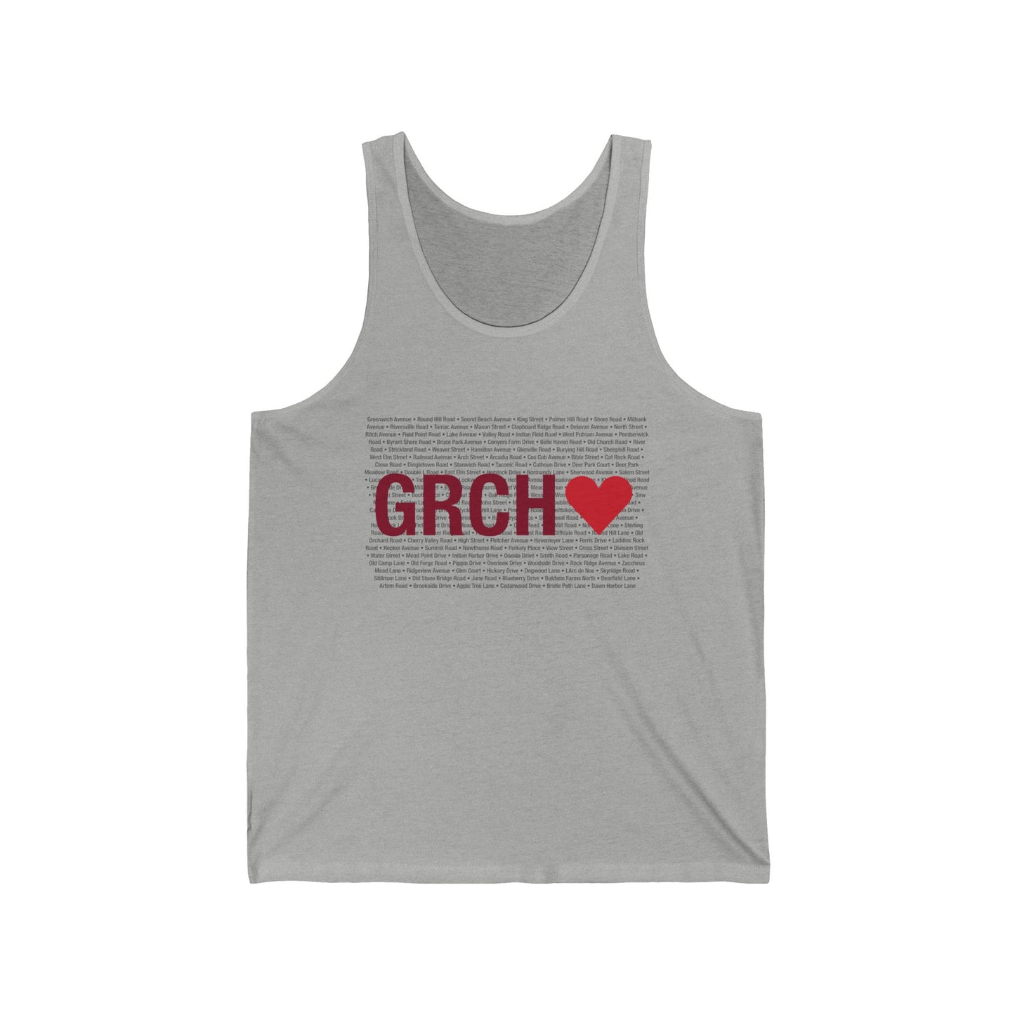 Greenwich Love Unisex Jersey Tank Top
