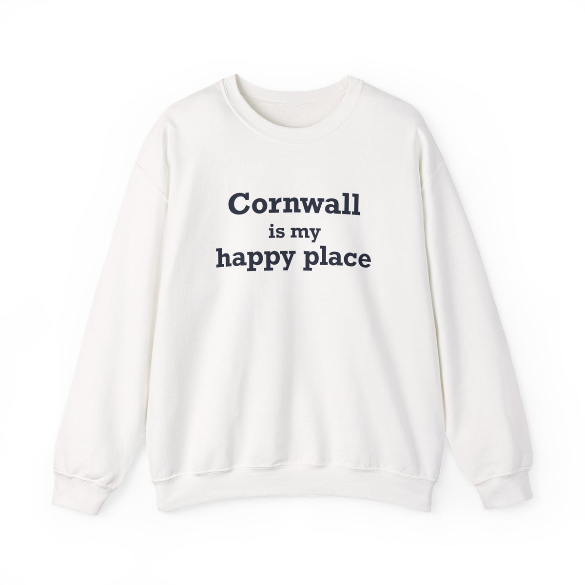 Cornwall is My Happy Place Unisex Heavy Blend™ Crewneck Sweatshirt