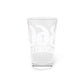 860 Brooklyn Red, White & Blue Pint Glass, 16oz