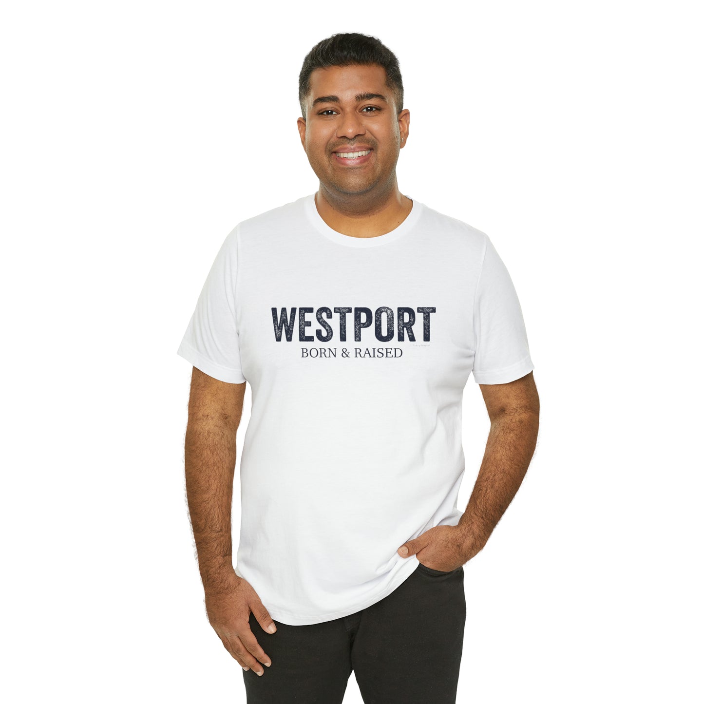 Westport Born & Raised Unisex Jersey Short Sleeve Tee