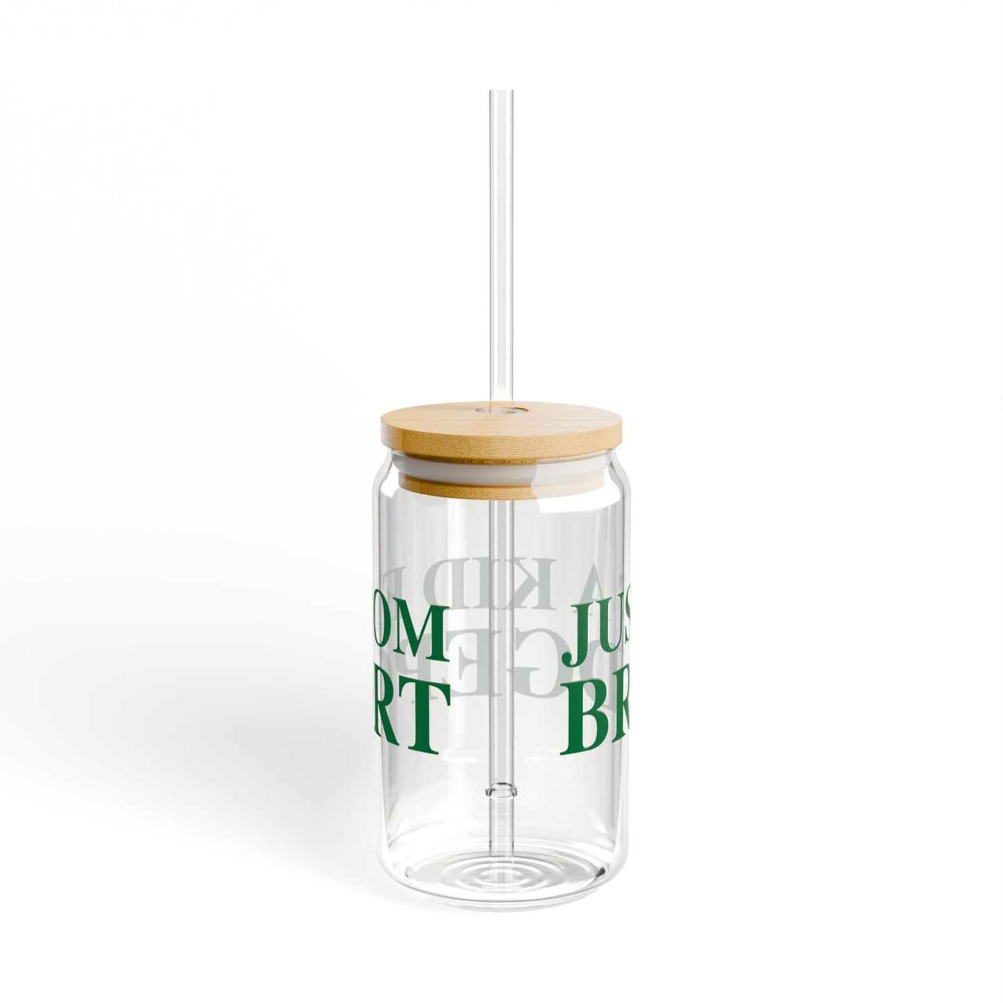 Just a kid from Bridgeport Sipper Glass, 16oz