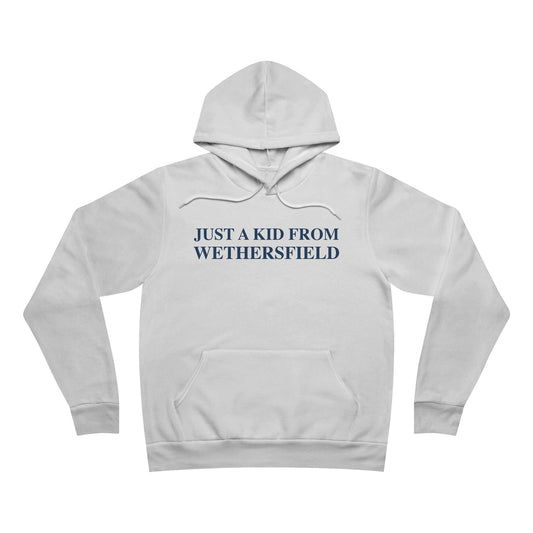 Just a kid from Wethersfield Unisex Sponge Fleece Pullover Hoodie