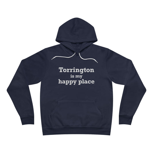 Torrington is My Happy Place Unisex Sponge Fleece Pullover Hoodie