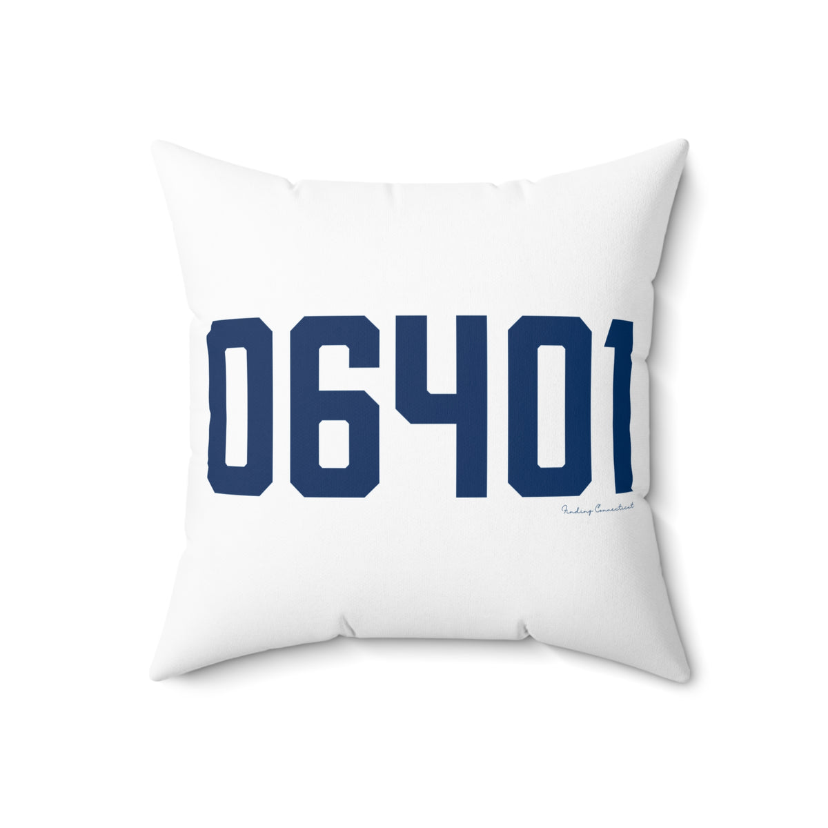 06401 Ansonia Connecticut Zip Code Polyester Square Pillow