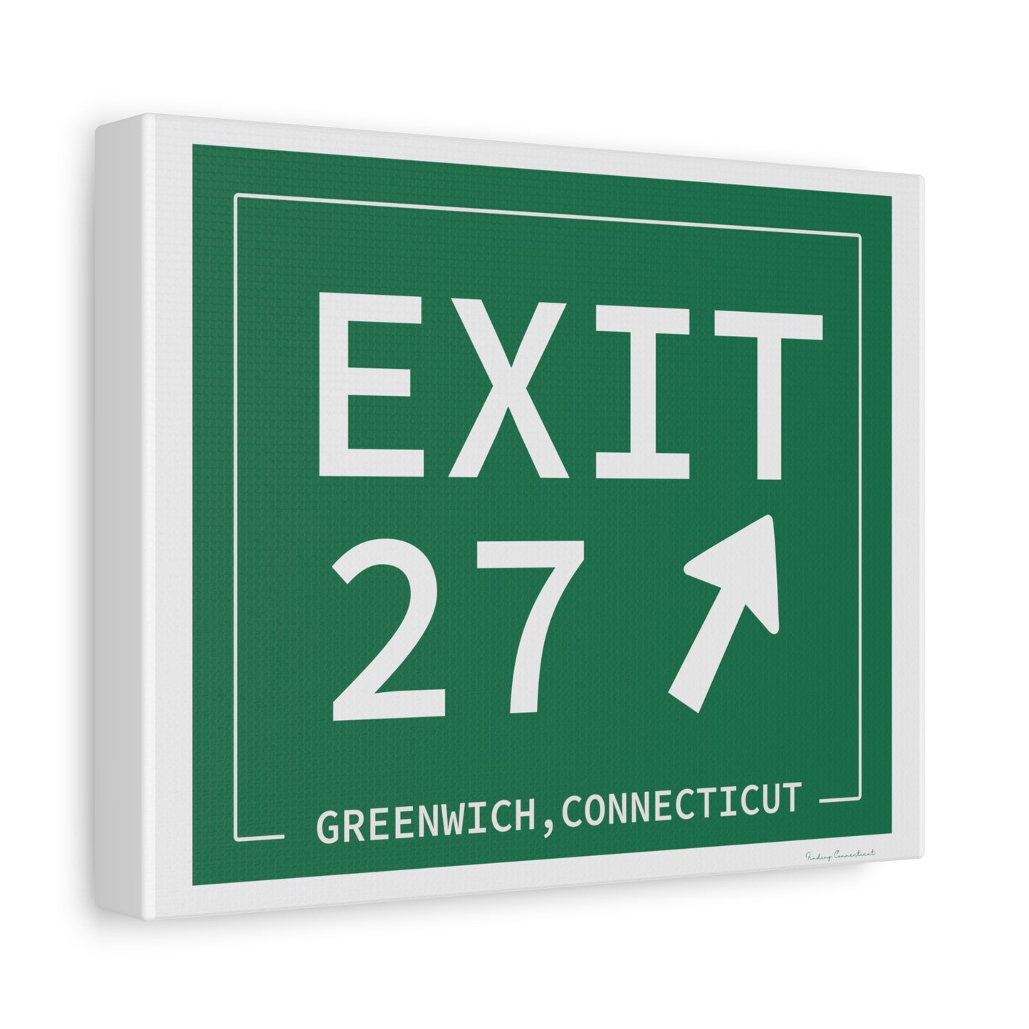 Vintage Exit 29 Merritt Parkway Sign Matte Canvas, Stretched, 1.25"