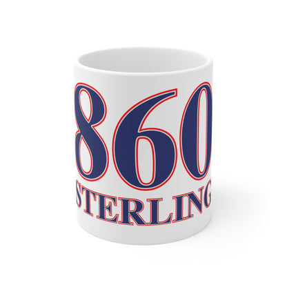 860 Sterling Red, White & Blue Mug 11oz