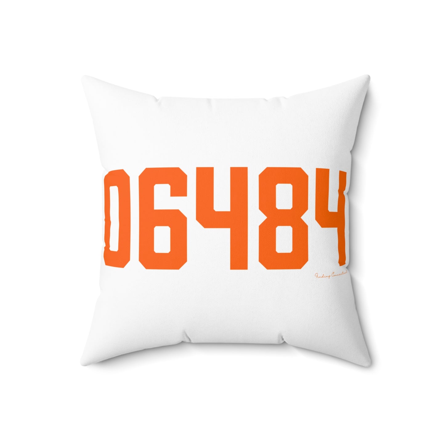 06484 Shelton Connecticut Zip Code Spun Polyester Square Pillow