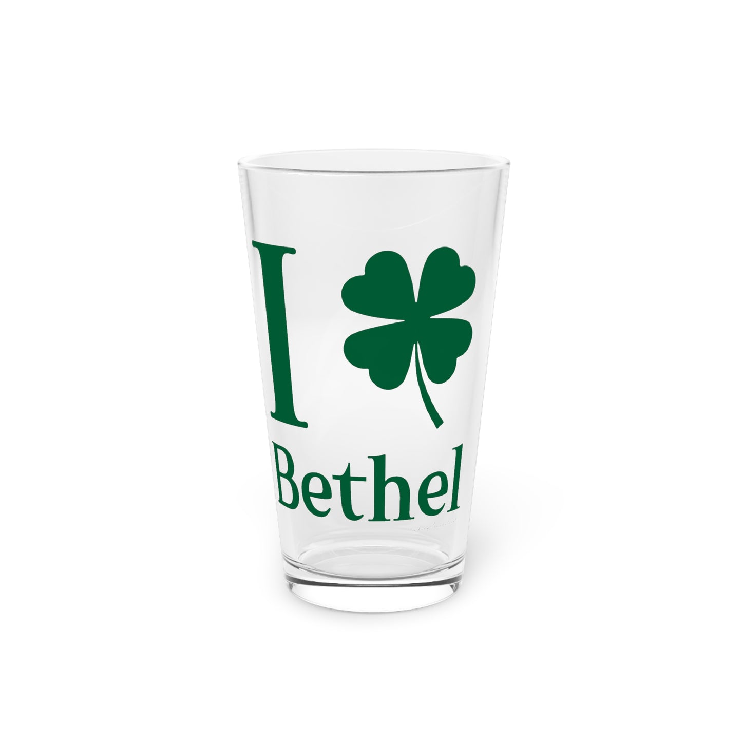I Clover Bethel Pint Glass, 16oz