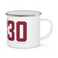 06830 - Greenwich Connecticut Zip Code Enamel Camping Mug