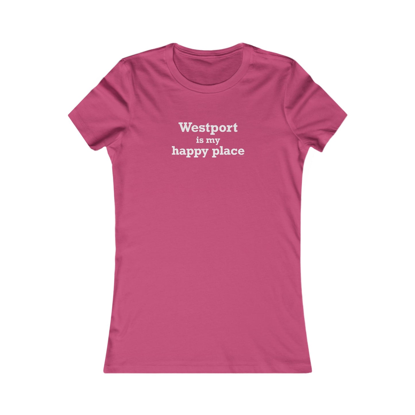 Westport Is My Happy Place Women's Favorite T-Shirt
