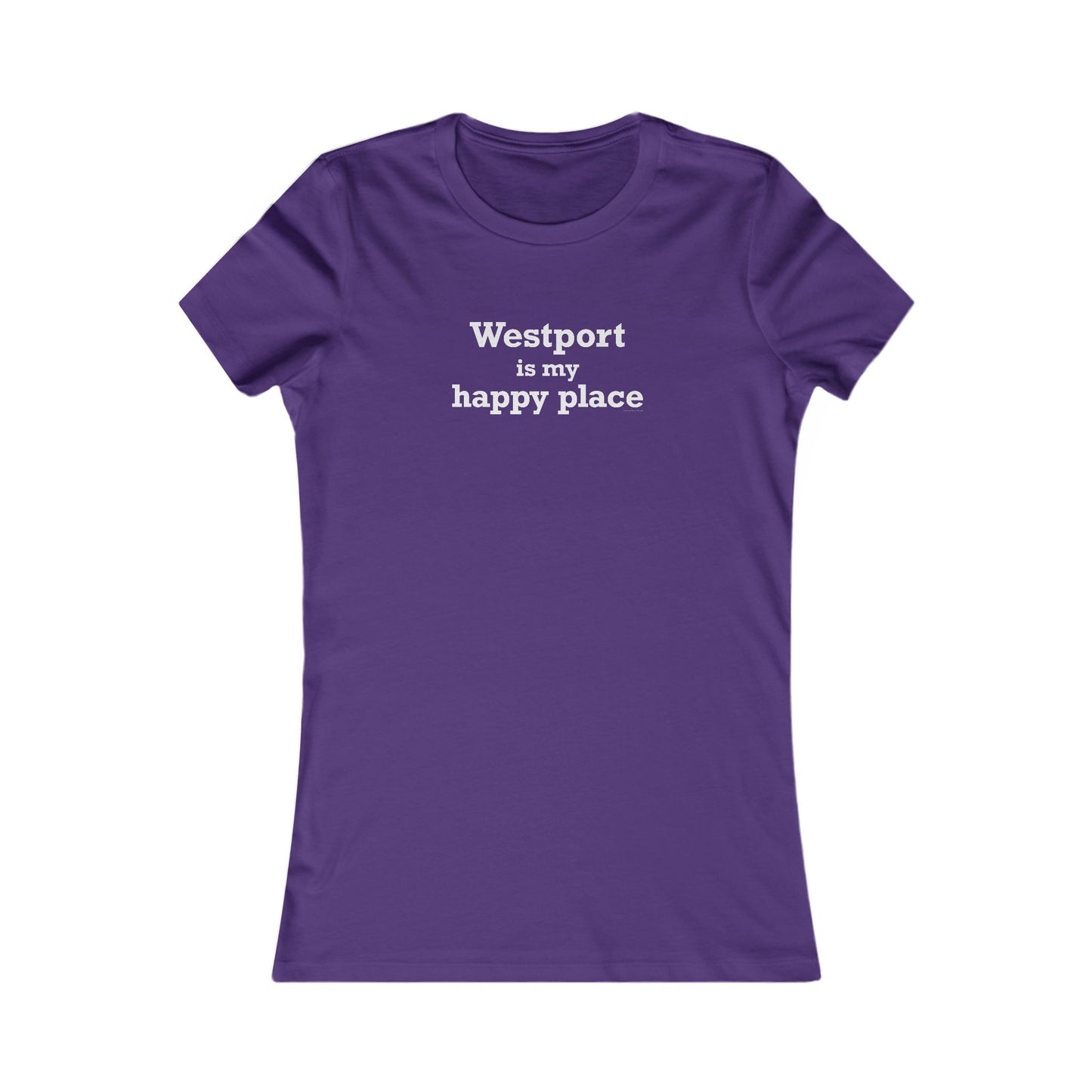 Westport Is My Happy Place Women's Favorite T-Shirt