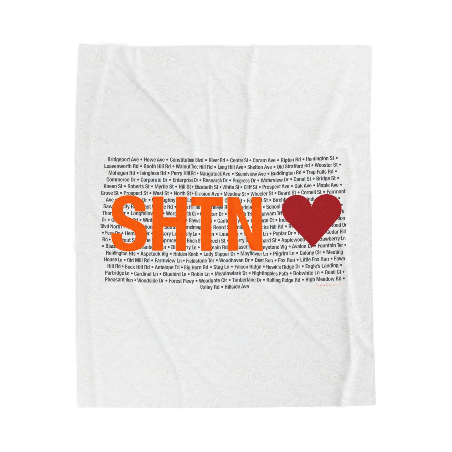 Shelton Love Velveteen Plush Blanket