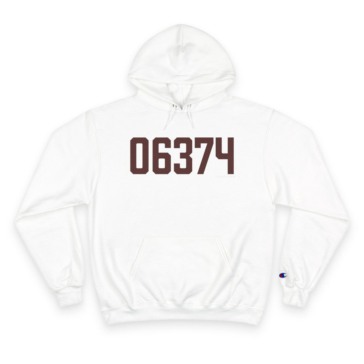 06374 Voluntown Connecticut Zip Code Champion Hoodie