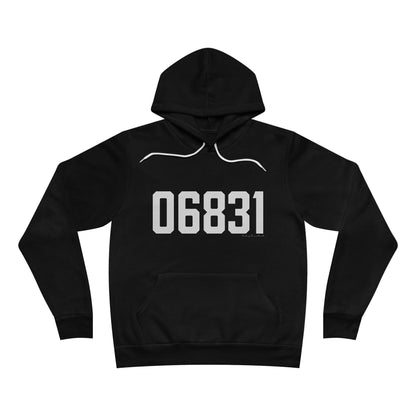 06831 - Greenwich CT Zip Code Unisex Sponge Fleece Pullover Hoodie