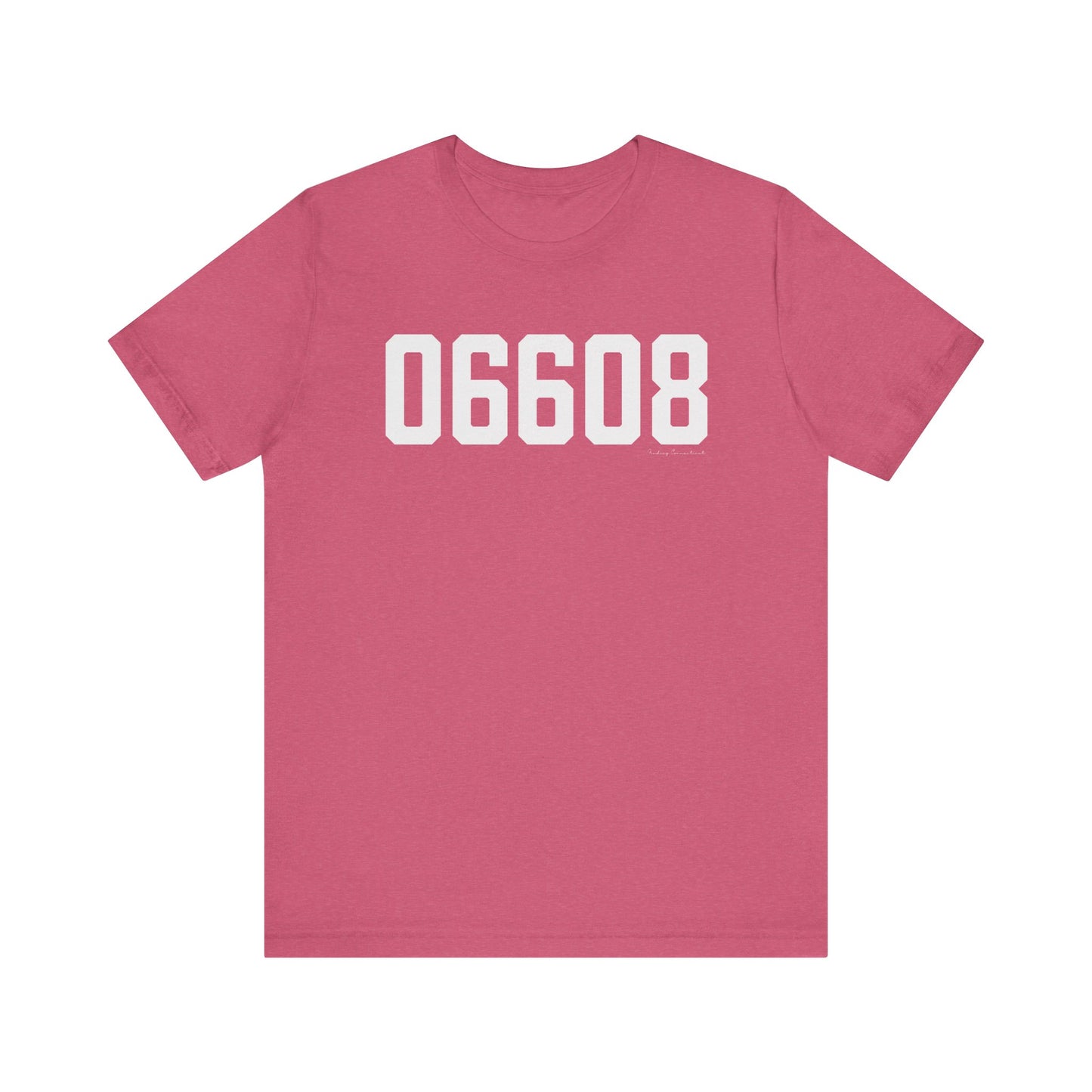 06608 Bridgeport CT Zip Code Unisex Jersey Short Sleeve T-Shirt