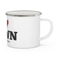 I Heart NTWN Enamel Camping Mug