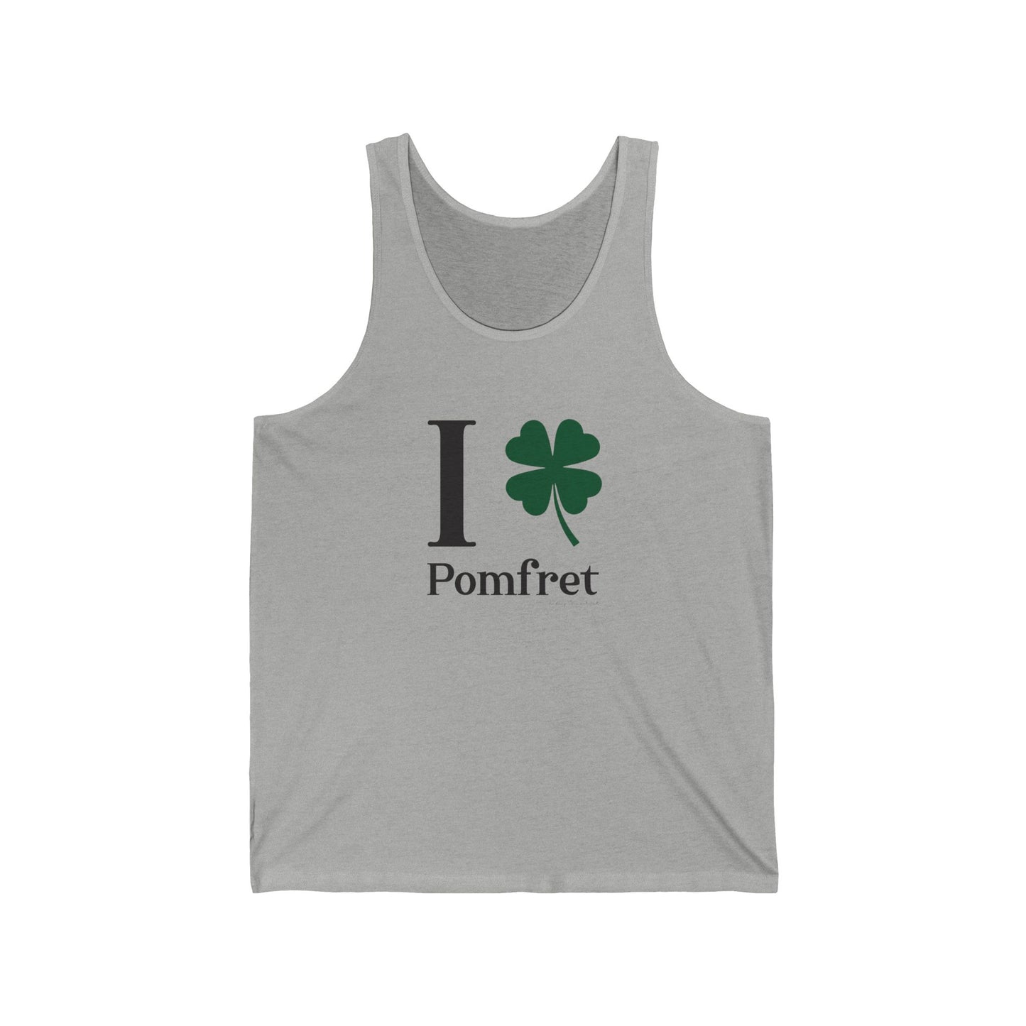 I Clover Pomfret Unisex Jersey Tank Top