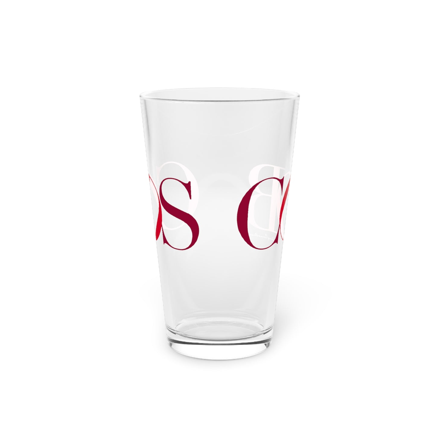 41 Tilt Cos Cob Pint Glass, 16oz