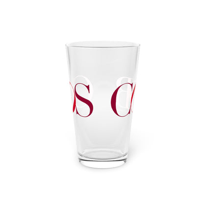 41 Tilt Cos Cob Pint Glass, 16oz
