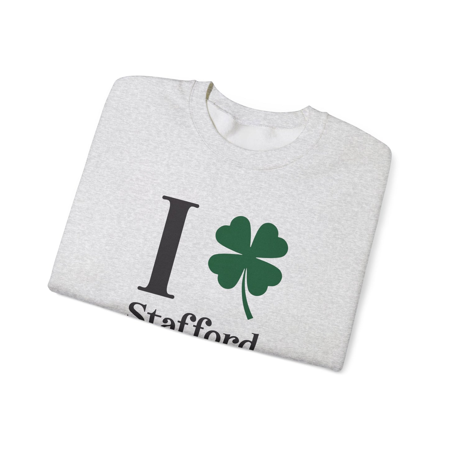 I Clover Stafford Unisex Heavy Blend™ Crewneck Sweatshirt