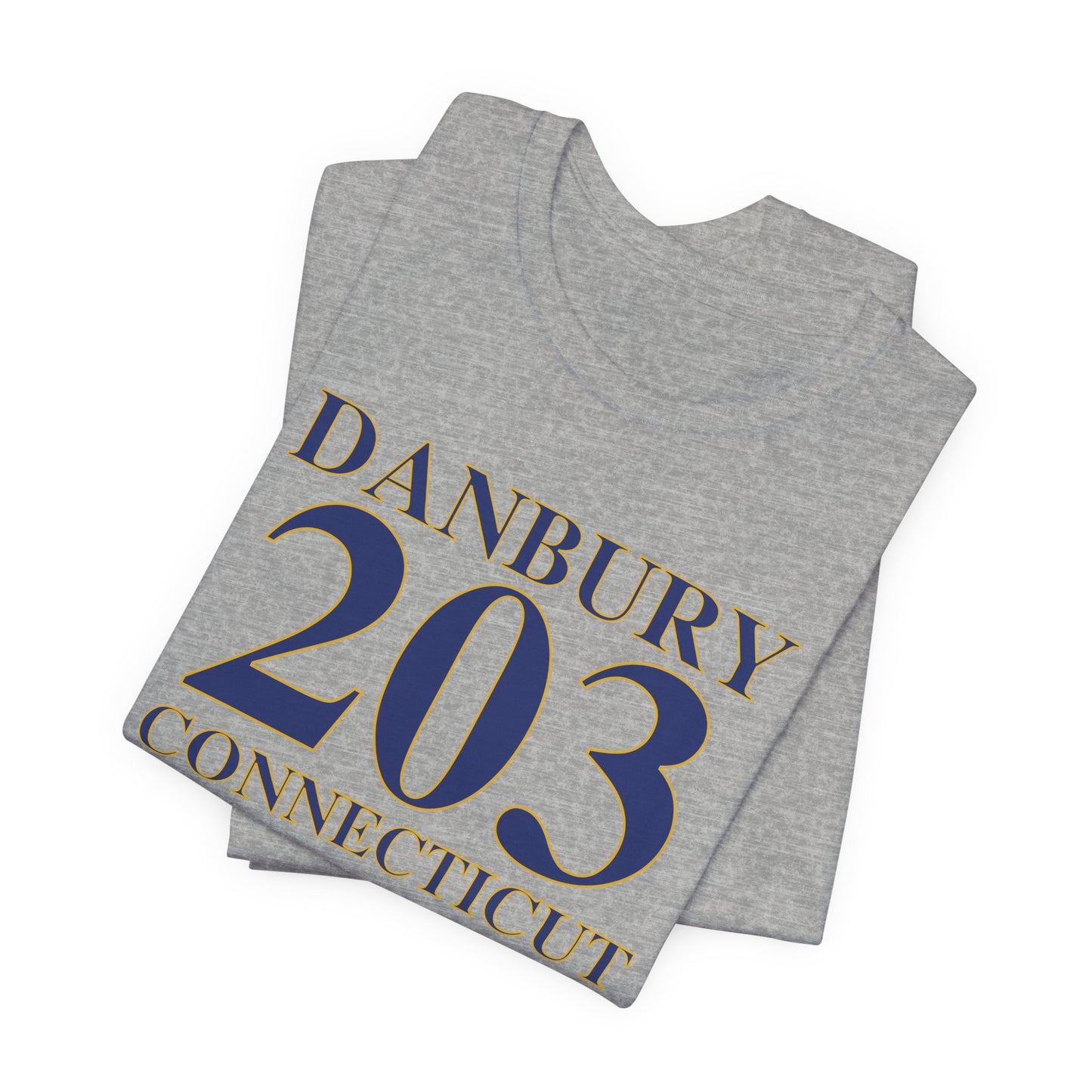 203 Danbury Connecticut Unisex Jersey Short Sleeve T-Shirt