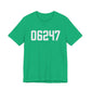06247 Hampton CT Zip Code Unisex Jersey Short Sleeve T-Shirt