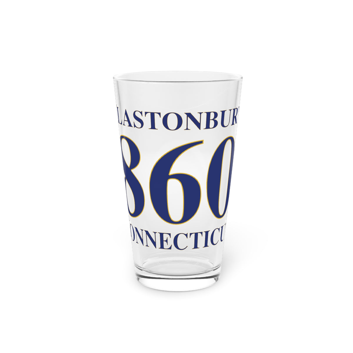 Glastonbury 860 Connecticut Pint Glass, 16oz