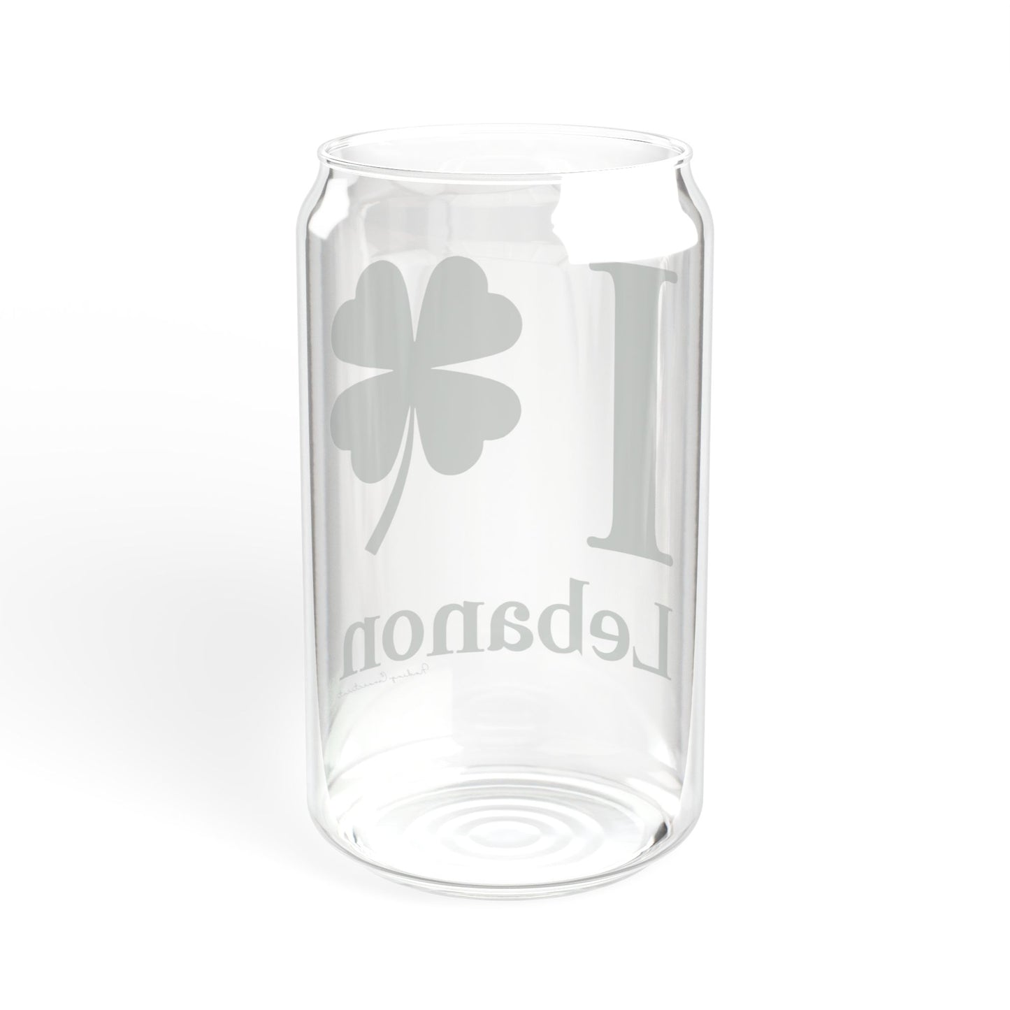 I Clover Lebanon Sipper Glass, 16oz