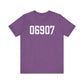 06907 Stamford CT Zip Code Unisex Jersey Short Sleeve T-Shirt
