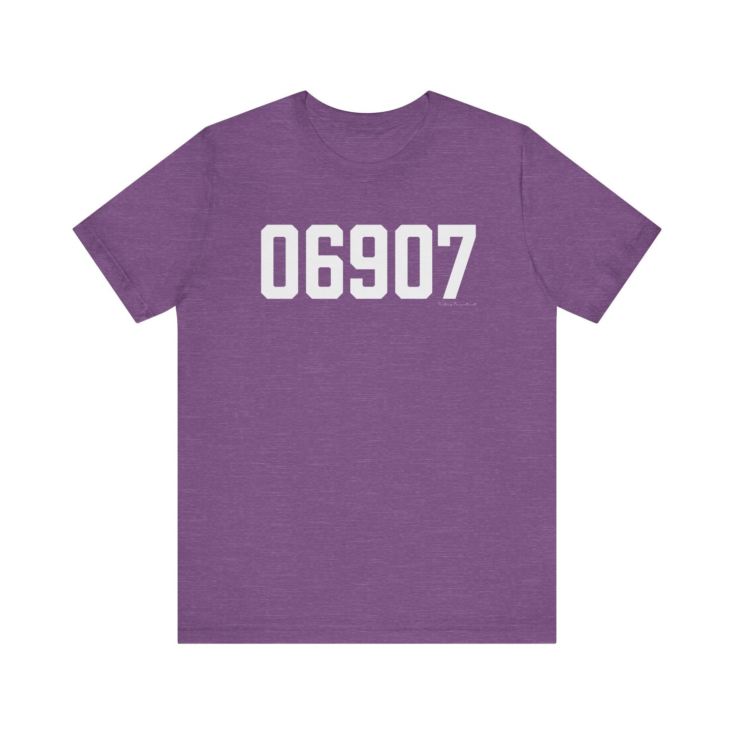 06907 Stamford CT Zip Code Unisex Jersey Short Sleeve T-Shirt