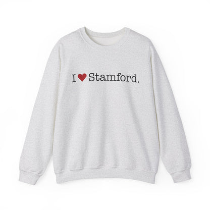 I Heart Stamford. Unisex Heavy Blend™ Crewneck Sweatshirt