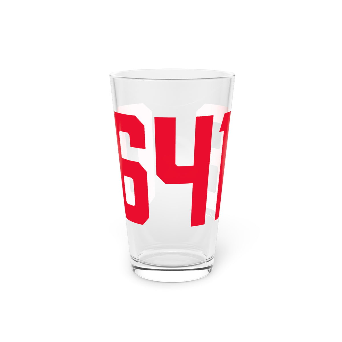 06418 Derby Connecticut Zip Code Pint Glass, 16oz