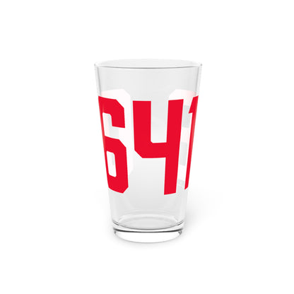 06418 Derby Connecticut Zip Code Pint Glass, 16oz