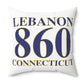 Lebanon 860 Connecticut Spun Polyester Square Pillow