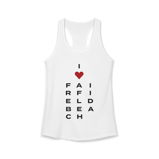 Fairfield Beach Vision Women's Ideal Racerback Tank Top